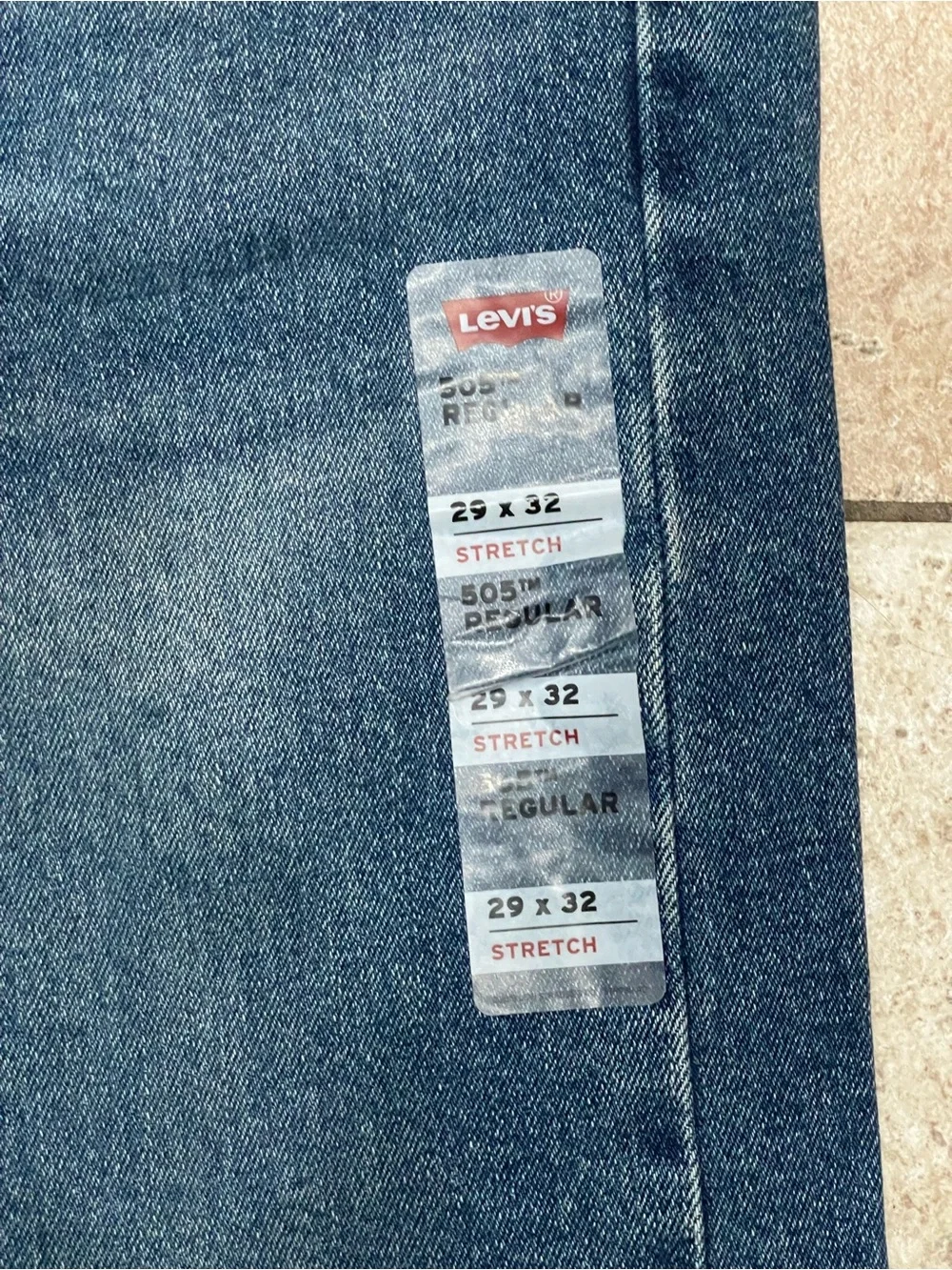 NWT Mens Levi’s 505 Straight Leg Reg 29x32 Jeans